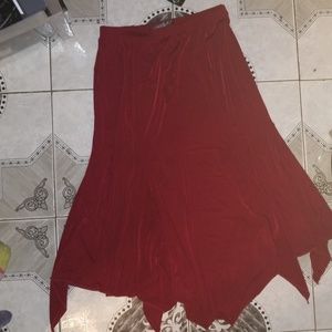 Carolyn Strauss Jagged Edge Skirt NEW M